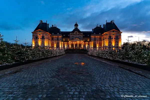 Château de Vaux-le-Vicomte illuminé pour Noël